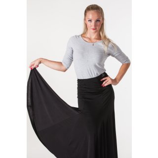 Tanzbody mit 3/4 Arm, hellgrau